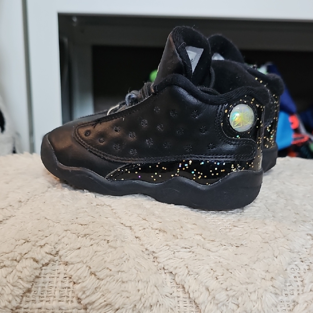 Jordan Black Sneakers Rugged Design Performance